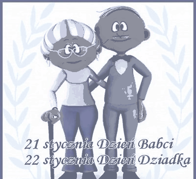 Dziadek z Babcią o lasce
